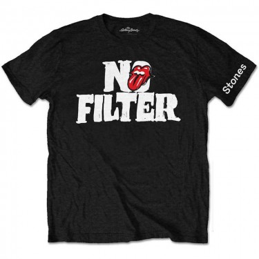 The Rolling Stones - No Filter Header Logo - T-shirt (Medium)