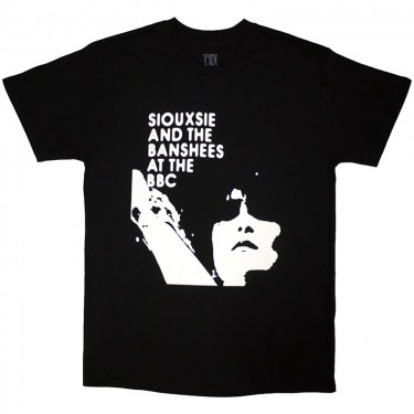 Siouxsie & The Banshees Unisex T-Shirt: At The BBC (Black) (Large)