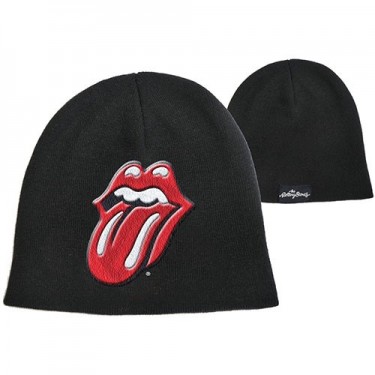 THE ROLLING STONES MEN'S BEANIE HAT: CLASSIC TONGUE