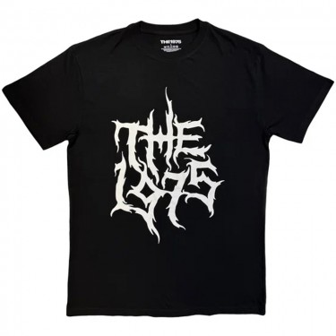 The 1975 Unisex T-Shirt: Metal Logo Mono (Black) (Medium)