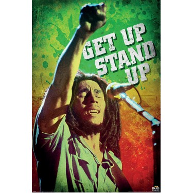 plakát 132 - Bob Marley - Get Up Stand Up - 61 X 91,5 CM
