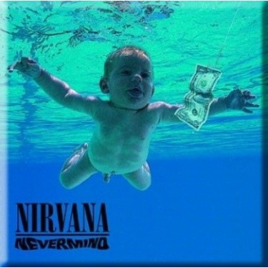 Nirvana Fridge Magnet: Nevermind