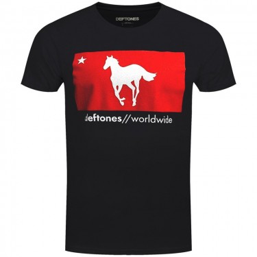 Deftones Unisex T-Shirt: Star & Pony (Medium)