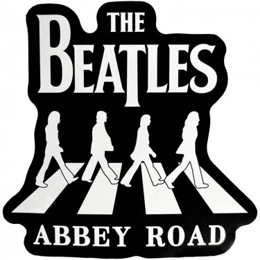 The Beatles Sticker: Abbey Road Silhouettes