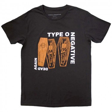 Type O Negative Unisex T-Shirt: Dead Again (Black) (Back Print) (XX-Large)