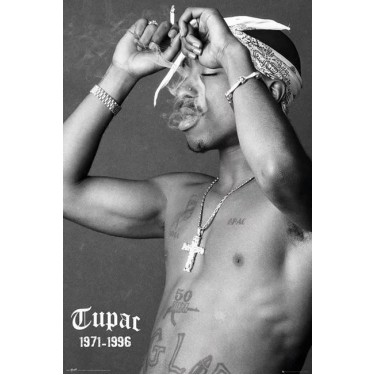 plakát 215 - Tupac - Smoke - 61 X 91,5 CM