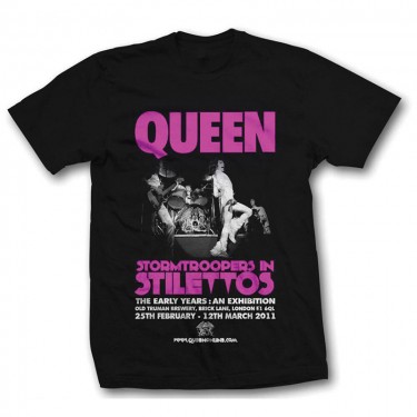 Queen Unisex T-Shirt: Stormtrooper in Stilettos (Small)