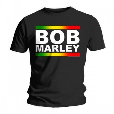 Bob Marley - Rasta Band Block - T-shirt (Medium)