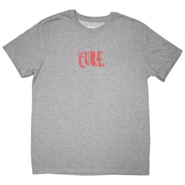 The Cure Unisex T-Shirt: Mini Logo (Grey) (Large)