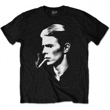 David Bowie Unisex T-Shirt: Smoke (Small)