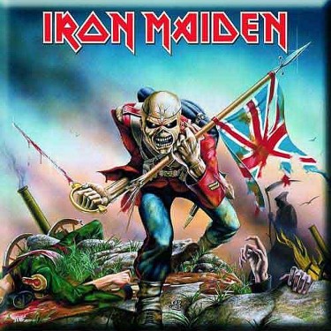 Iron Maiden Fridge Magnet: The Trooper