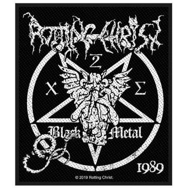 Rotting Christ Standard Patch: Black Metal