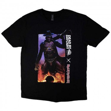 Iron Maiden Unisex T-Shirt: Dead By Daylight Gunslinger (Black) (Medium)