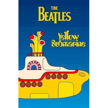 plakát 120 - Beatles - Yellow Subm. Cover - 61 X 91,5 CM