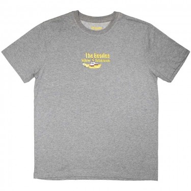 The Beatles Unisex T-Shirt: Yellow Submarine Mini Sub & Logo (X-Large)