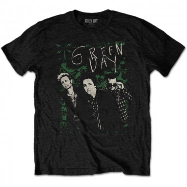 Green Day Unisex T-Shirt: Green Lean (Large)
