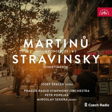 MARTINŮ/STRAVINSKIJ/ŠPAČEK JOSEF, SYMF. ORCH - HOUSLOVÉ KONCERTY 1 A 2