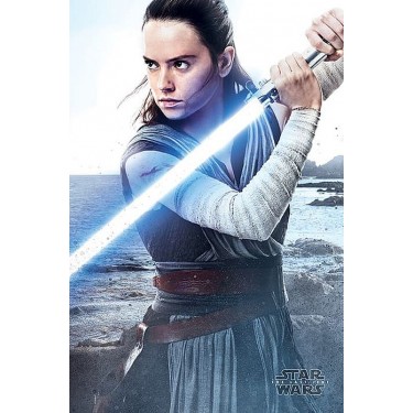 plakát 3203 - STAR WARS THE LAST JEDI - REY ENGAGE - 61 X 91,5 CM