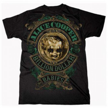 Alice Cooper - Billion Dollar Baby Crest - T-shirt (Large)