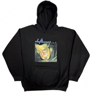 Deftones Unisex Pullover Hoodie: Around The Fur (Black) (Medium)