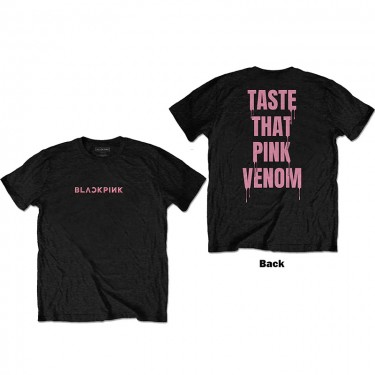 BlackPink Unisex T-Shirt: Taste That (Back Print) (Medium)
