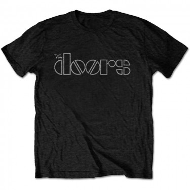 The Doors Unisex T-Shirt: Logo - Black
