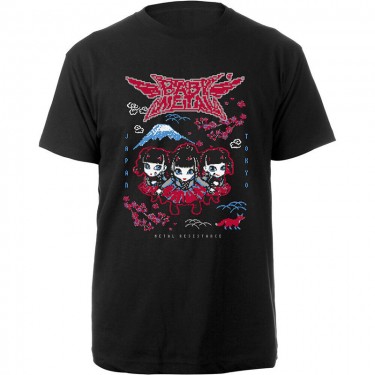 Babymetal Unisex T-Shirt: Pixel Tokyo (Small)