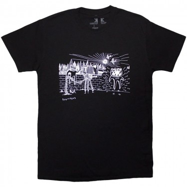 Radiohead Unisex Organic T-Shirt: Despot (Black) (Large)