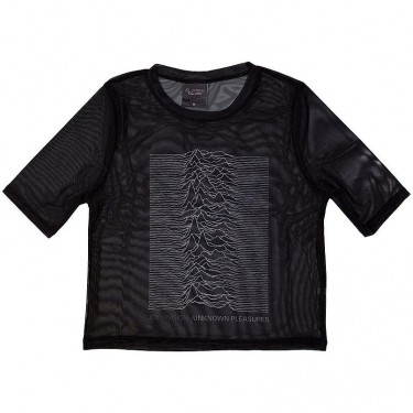 Joy Division Ladies T-Shirt: Unknown Pleasures (Mesh) (X-Small)