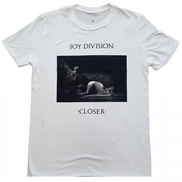 Joy Division Unisex T-Shirt: Classic Closer - White