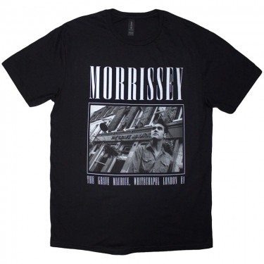 Morrissey Unisex T-Shirt: Whitechapel (Black) (Large)
