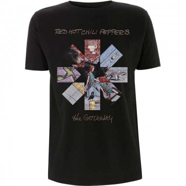 Red Hot Chili Peppers Unisex T-Shirt: Getaway Album Asterisk (X-Large)