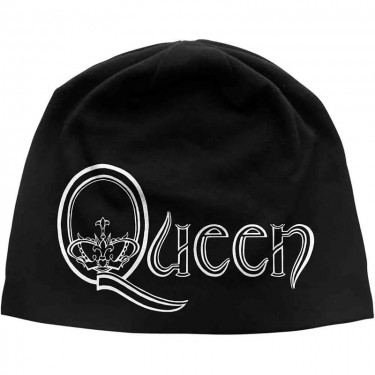 Queen Unisex Beanie Hat: Logo