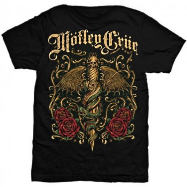 Motley Crue - Exquisite Dagger - T-shirt (Large)