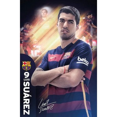 plakát 3560 - BARCELONA - SUAREZ - 91,5 X 61 CM