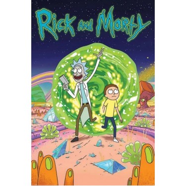 plakát 591 - Rick and Morty - Portal - 61 X 91,5 CM