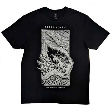 Sleep Token Unisex T-Shirt: The Mouth Of Infinity (Black) (X-Large)