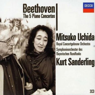 BEETHOVEN L.V. - 5 PIANO CONCERTOS/UCHIDA