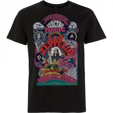 Led Zeppelin - Full Colour Electric Magic - Unisex T-shirt (Small)