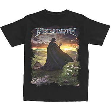 Megadeth Unisex T-Shirt: Youthanasia Cover Redux (Black) (Medium)