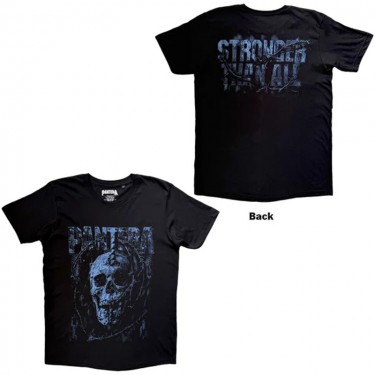 Pantera Unisex T-Shirt: Stronger Than All (Black) (Back Print) (X-Large)