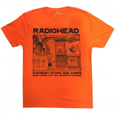 Radiohead Unisex T-Shirt: Gawps (XX-Large)