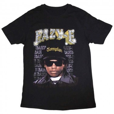 Eazy-E Unisex T-Shirt: Compton (Black) (X-Large)