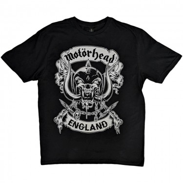 Motorhead - Crossed Swords England Crest - T-shirt (X-Large)