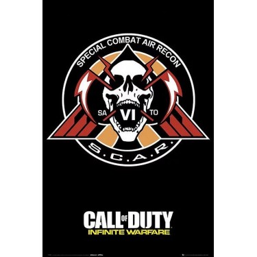 plakát 3501 - CALL OF DUTY: INFINITE WARFARE - SCAR - 61 X 91,5 CM