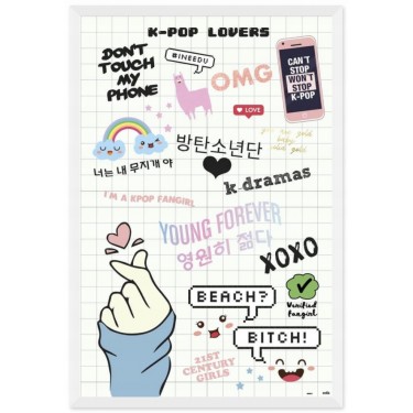 plakát 173 - K-POP - Lovers - 61 X 91,5 CM