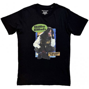 Billie Eilish Unisex T-Shirt: The Tour (Black) (Medium)
