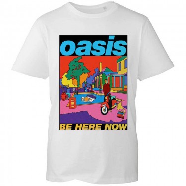Oasis Unisex T-Shirt: Be Here Now Illustration (Small)