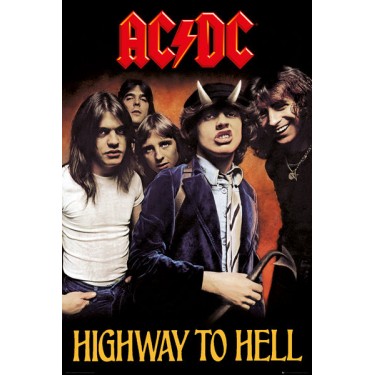 plakát 102 - AC/DC - Highway To Hell - 61 X 91,5 CM