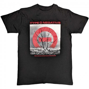 Type O Negative Unisex T-Shirt: Red Water (Black) (XX-Large)